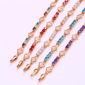 72336 Xuping latest product magnet colorful 18k gold plated bracelet charms for women